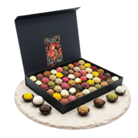 Grote Luxe Chocoladebox 54 Stuks Handgemaakte Truffels 